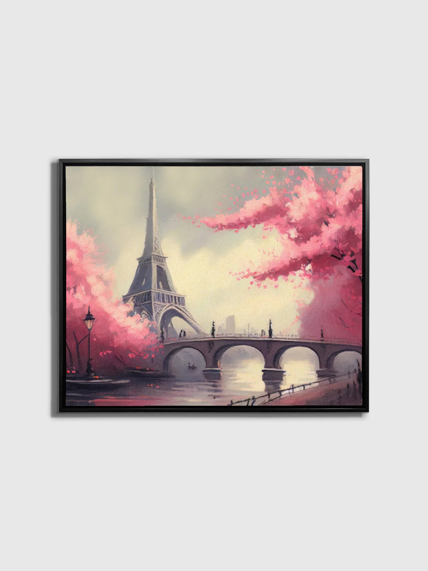 Eiffel Tower Canvas Art 48" x 36"