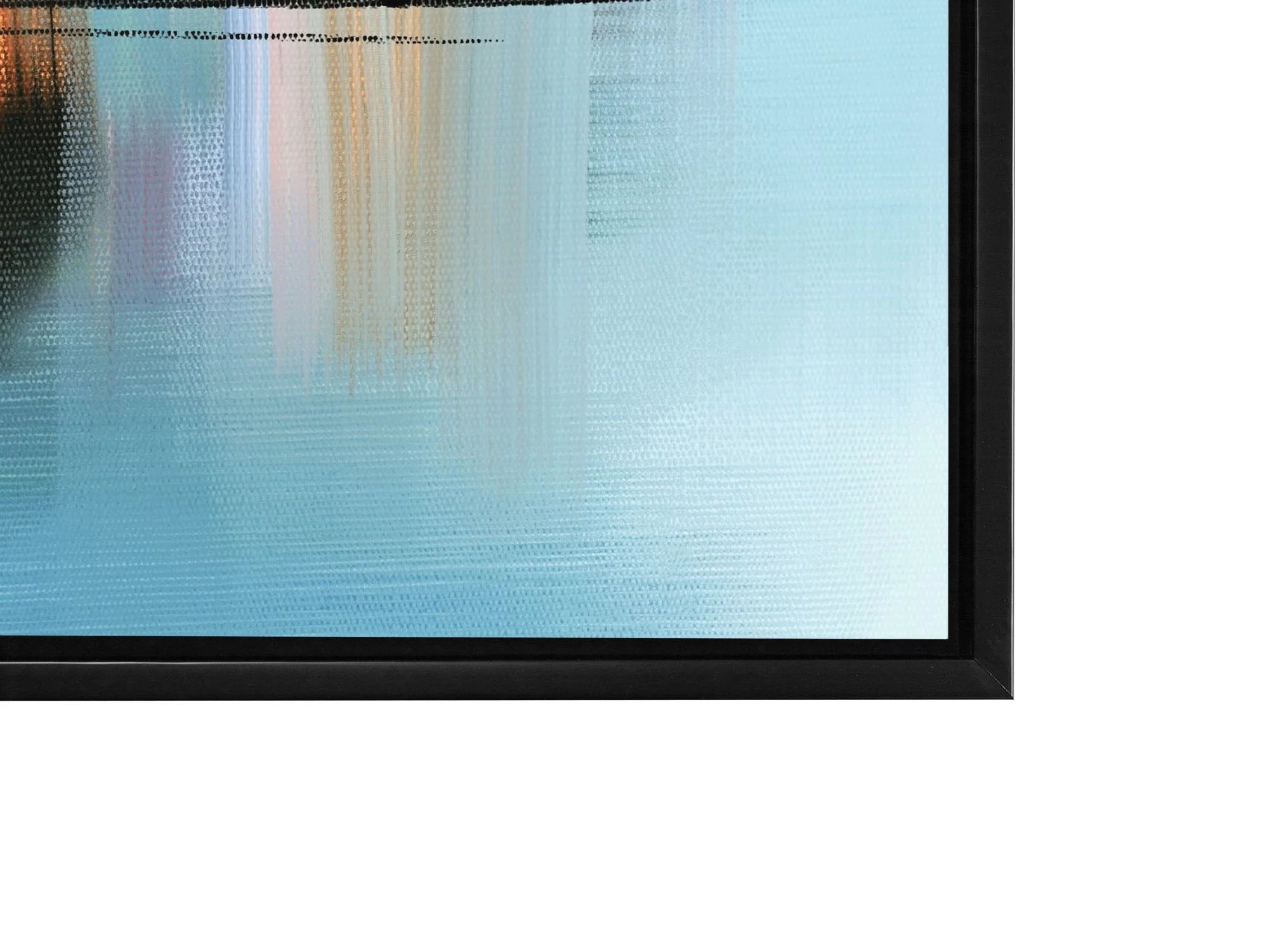 Hues of Blue Abstract Fine Art Canvas  36" x 48"