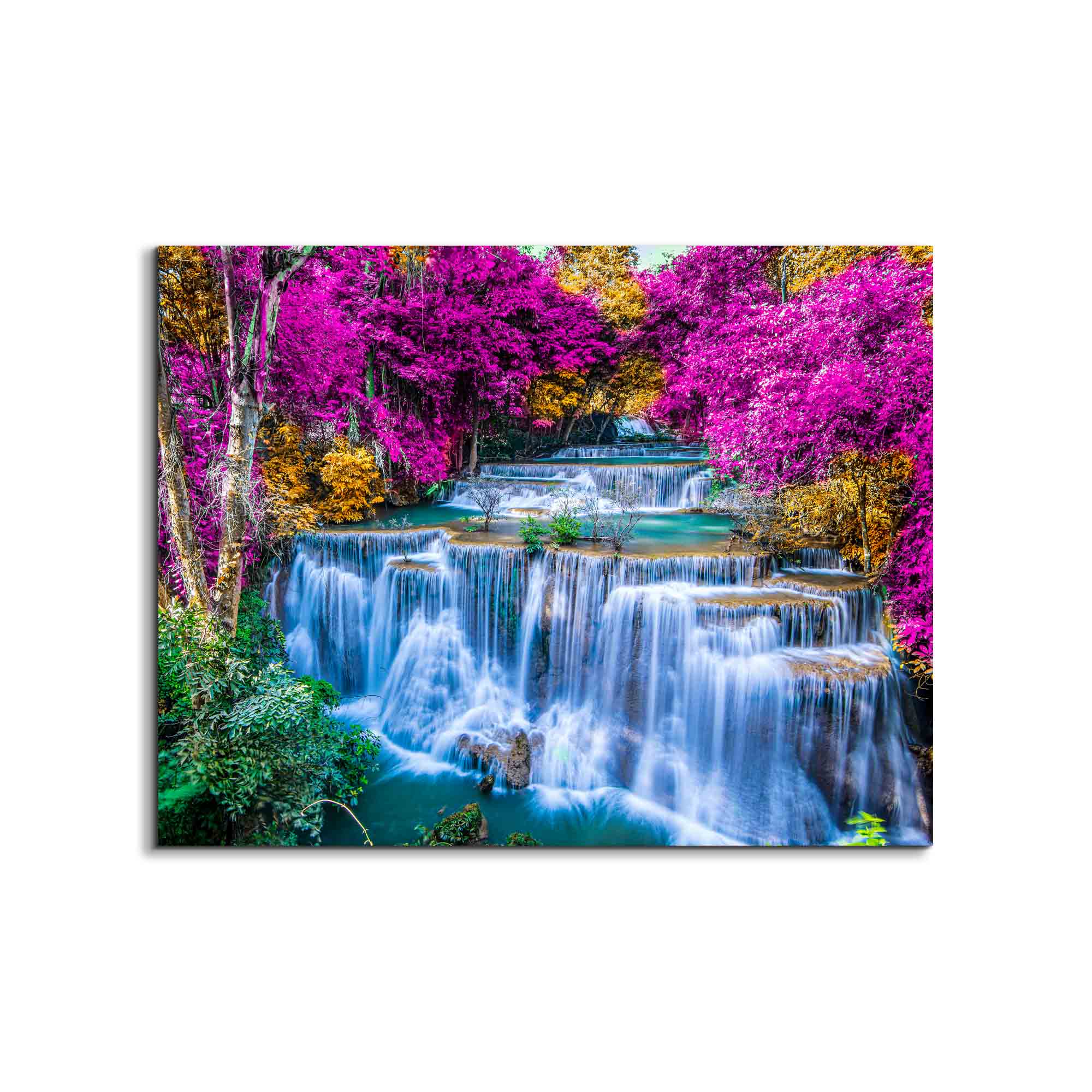 Majestic Waterfalls Landscape Canvas Art 36" x 48"