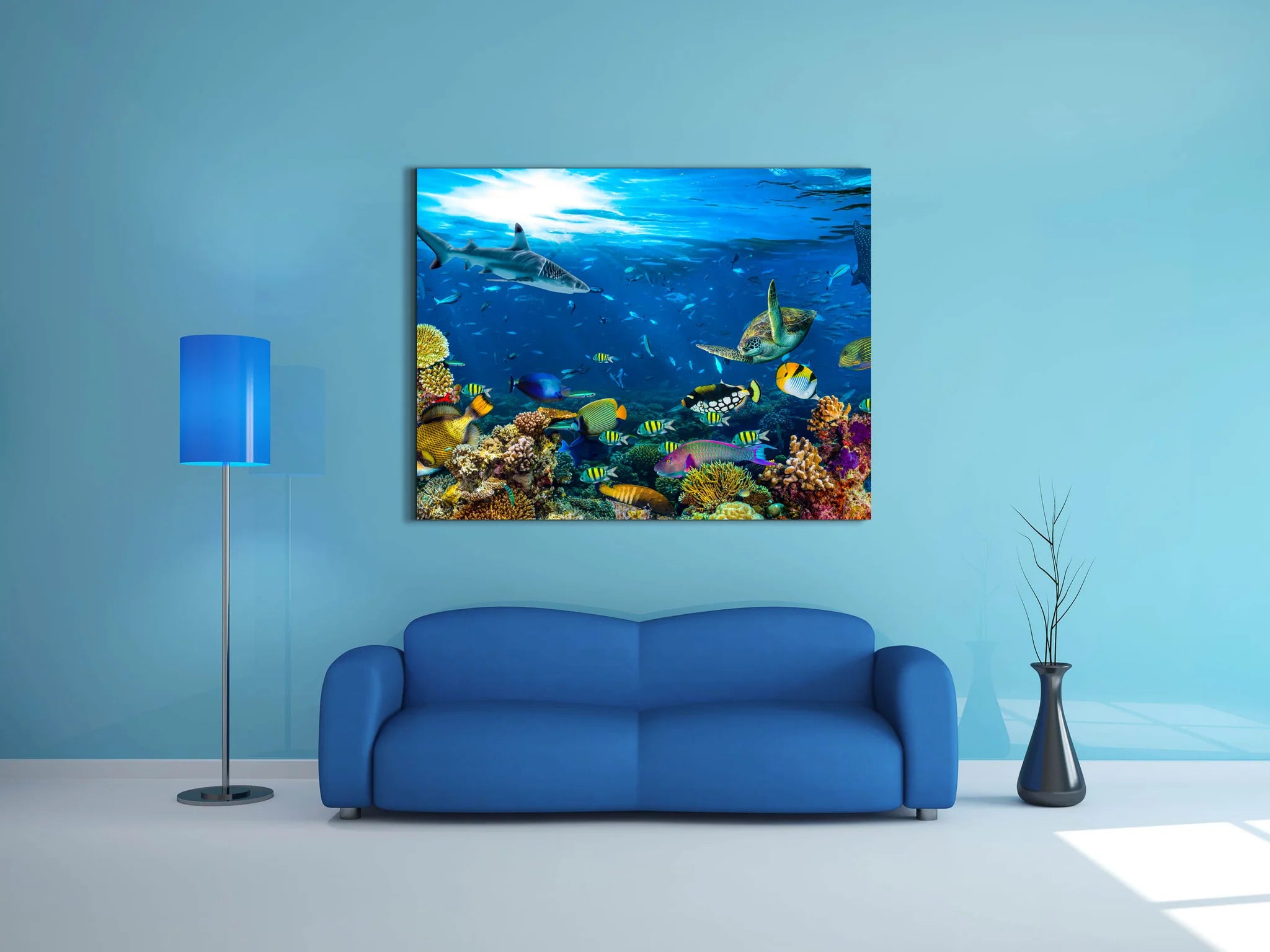 Below the Surface Canvas Art 48" x 36"