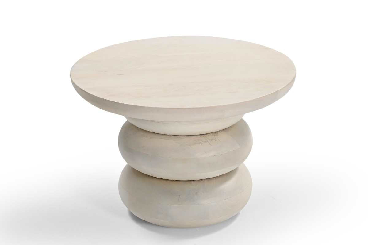 Messi Accent Table Cafe White 4918