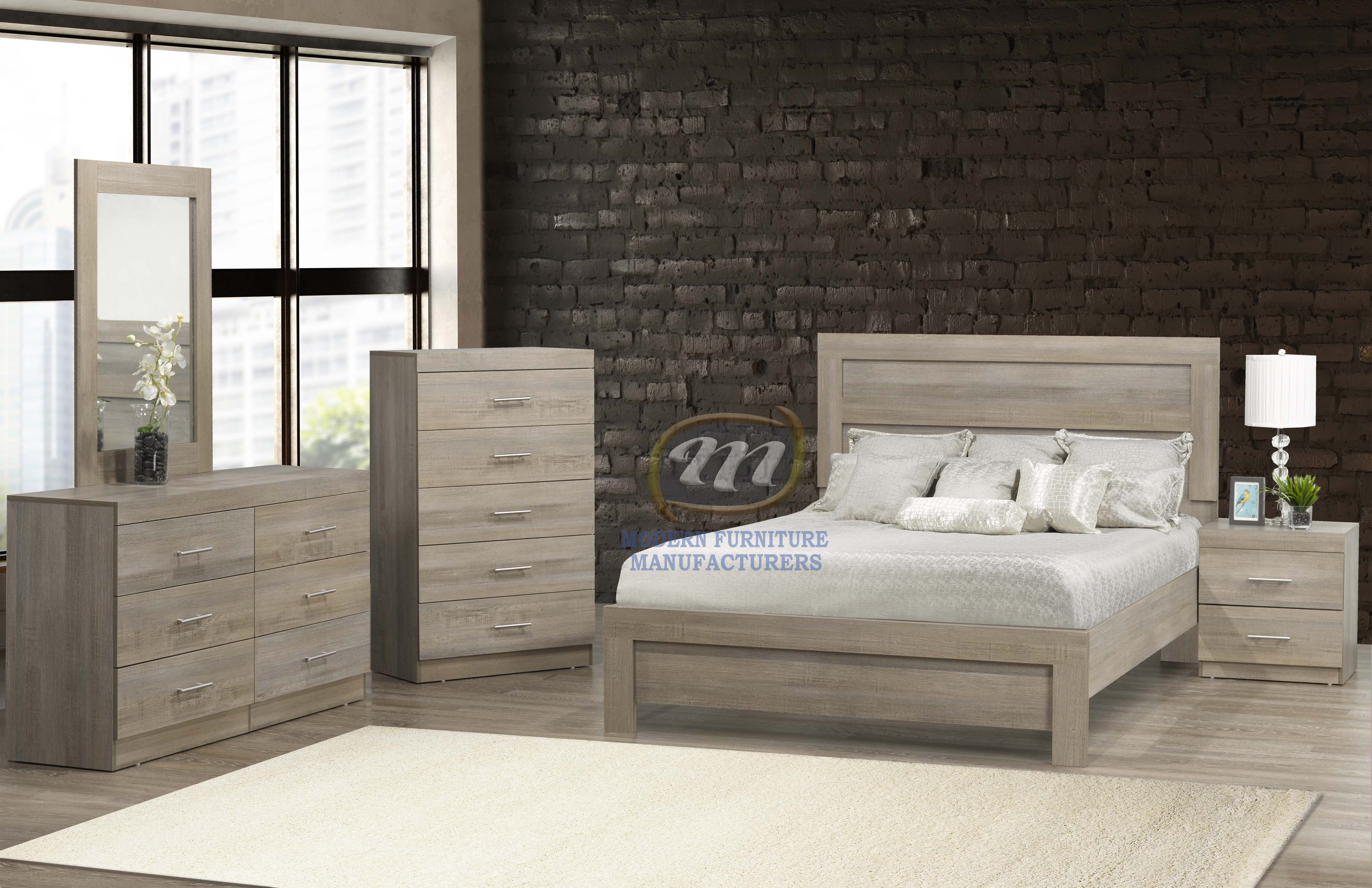 Canadian Made 6 PC Bedroom Set 5015 Continental Coast Colour