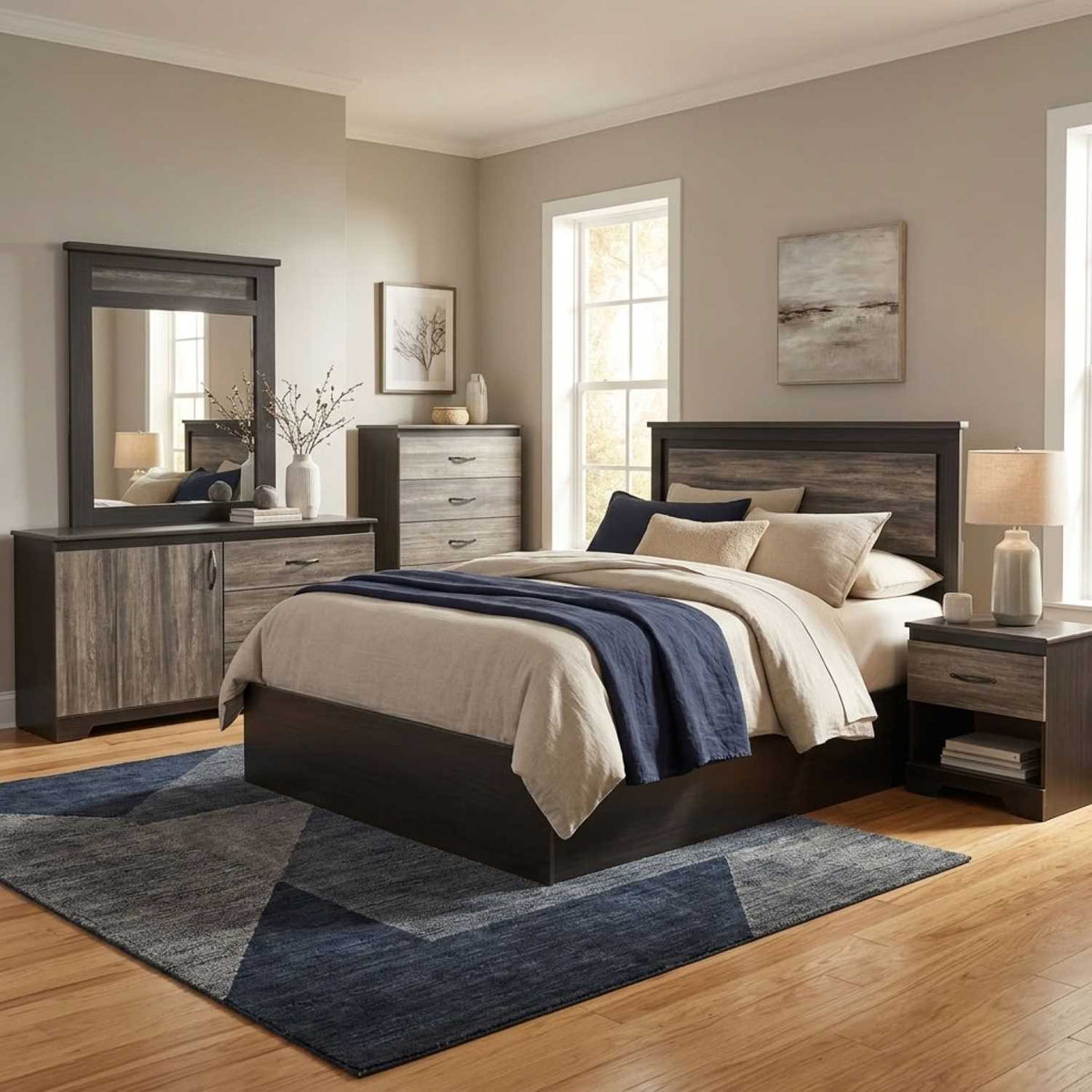 5020/1100 Canadian Made 6pc Bedroom Set