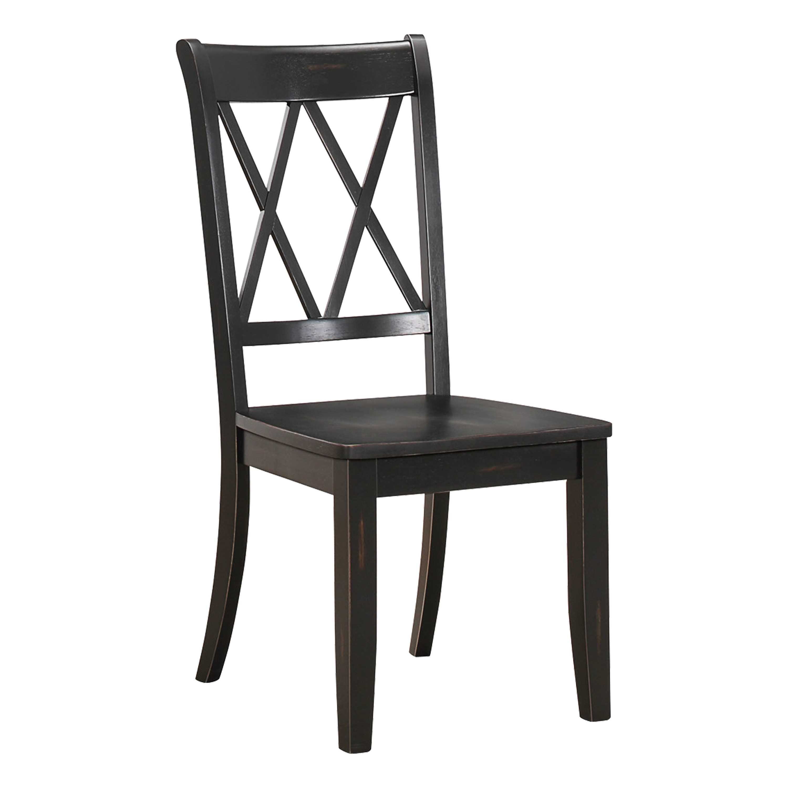 Janina Black Chair Set Of 2 5516