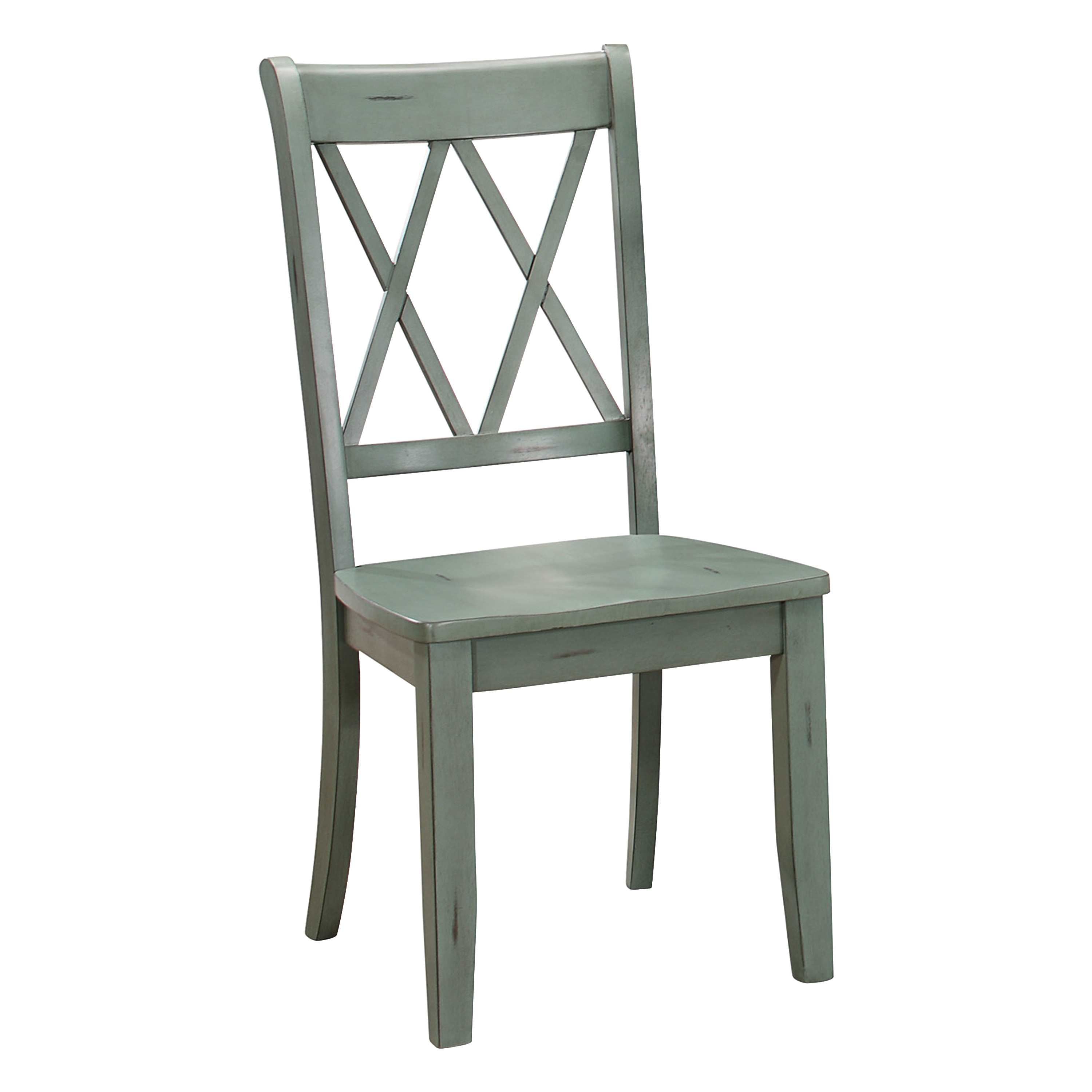 Janina Teal Chair Set Of 2 5516