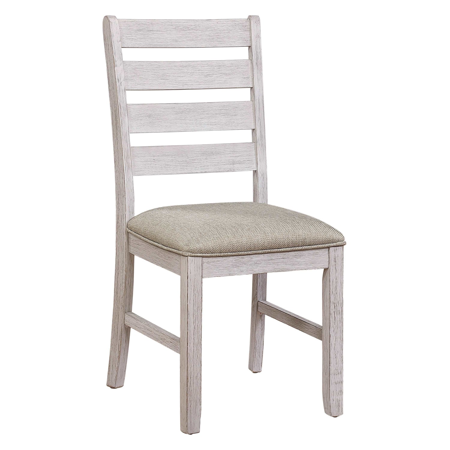 Ithaca Wooden Dining Set Grayish White and Brown 5769W-60