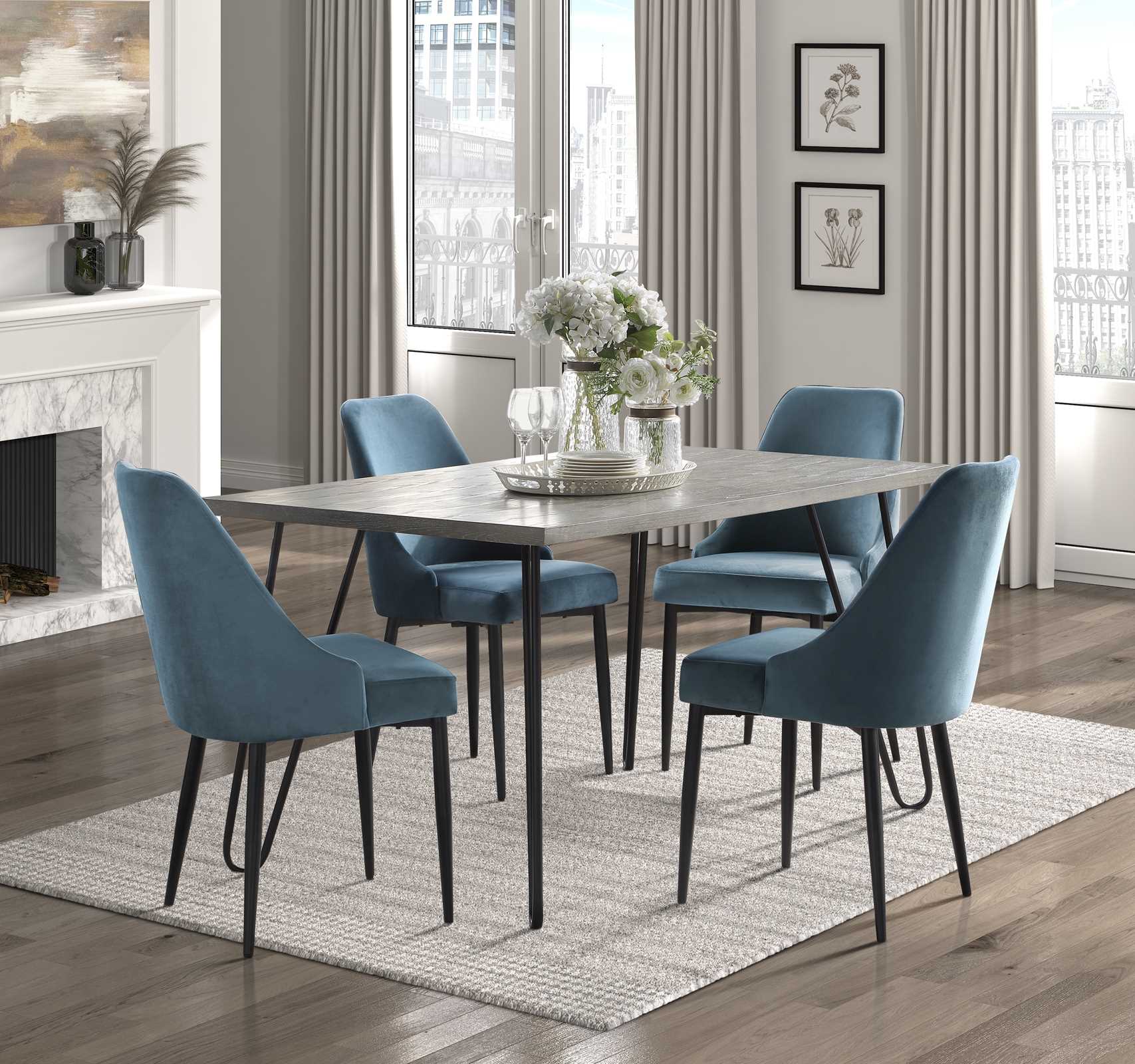 Keene Dining Collection Blue 5817