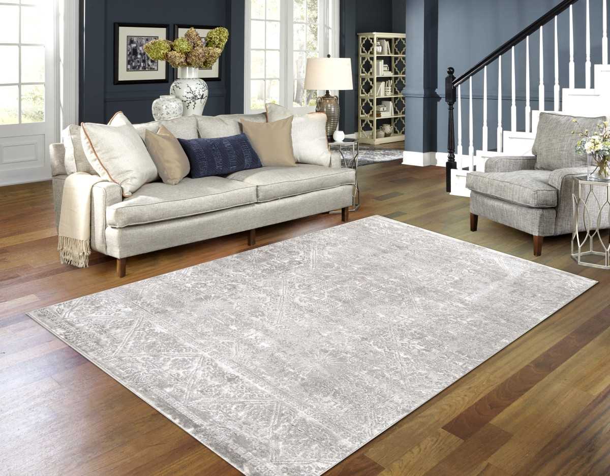 5x8 Aspen Area Rug Grey 71925