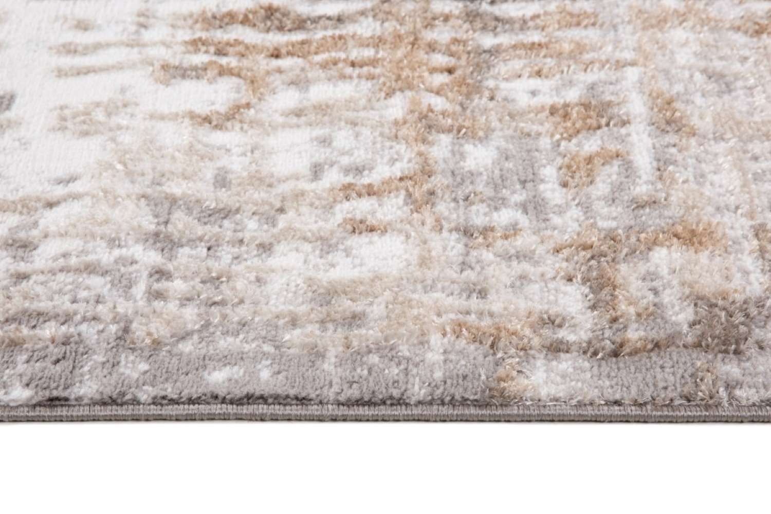 5x8 Grey / Cream / Beige Area Rug 71913