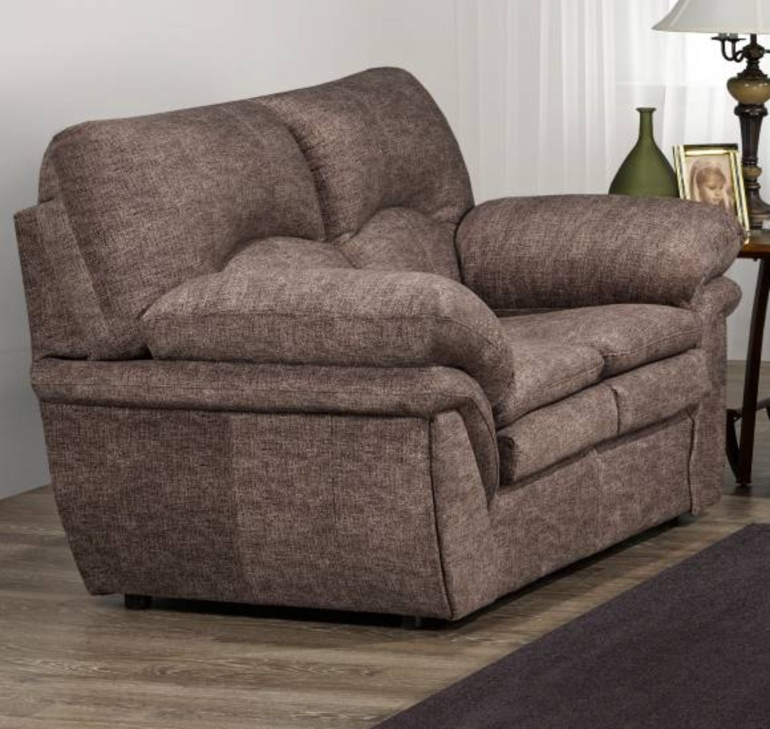 Canadian Made Lovey's Mocha Loveseat 6050