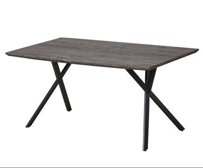 Memphis Grey Wooden Dining Table 6838