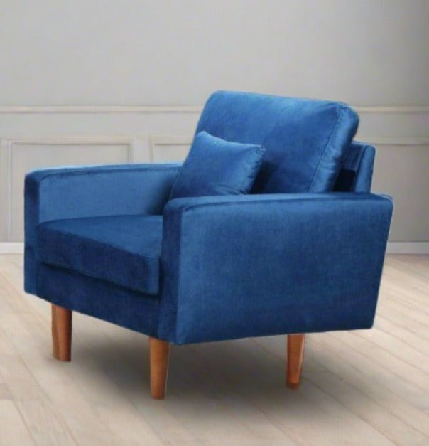 Velvet Sofa Collection Blue 7011