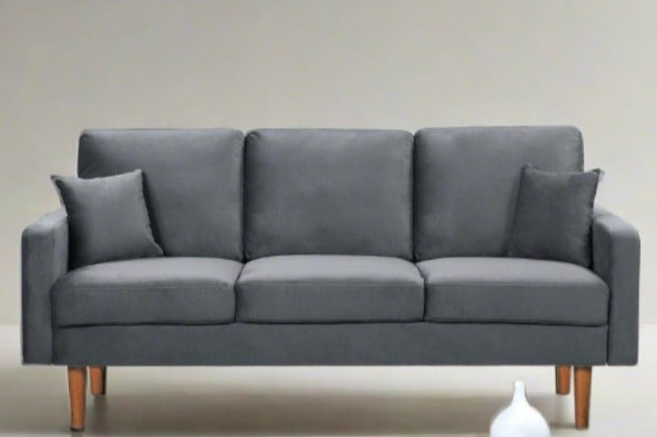 Velvet Sofa Collection Grey 7011