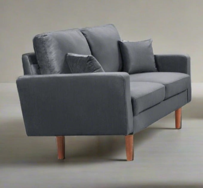 Velvet Sofa Collection Grey 7011
