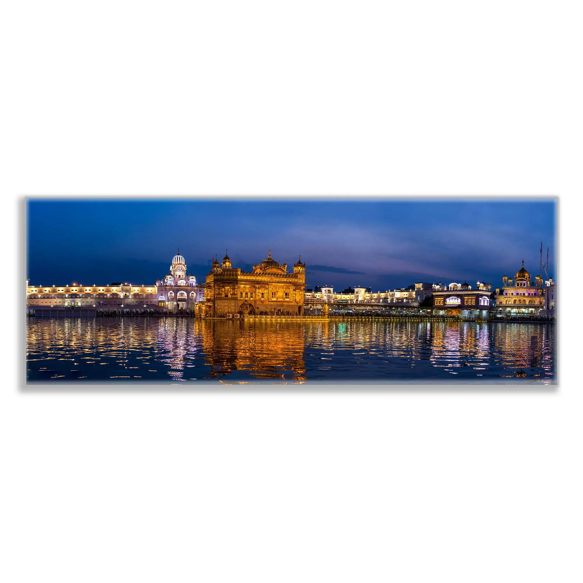 Golden Temple Canvas Art 72" x 24"