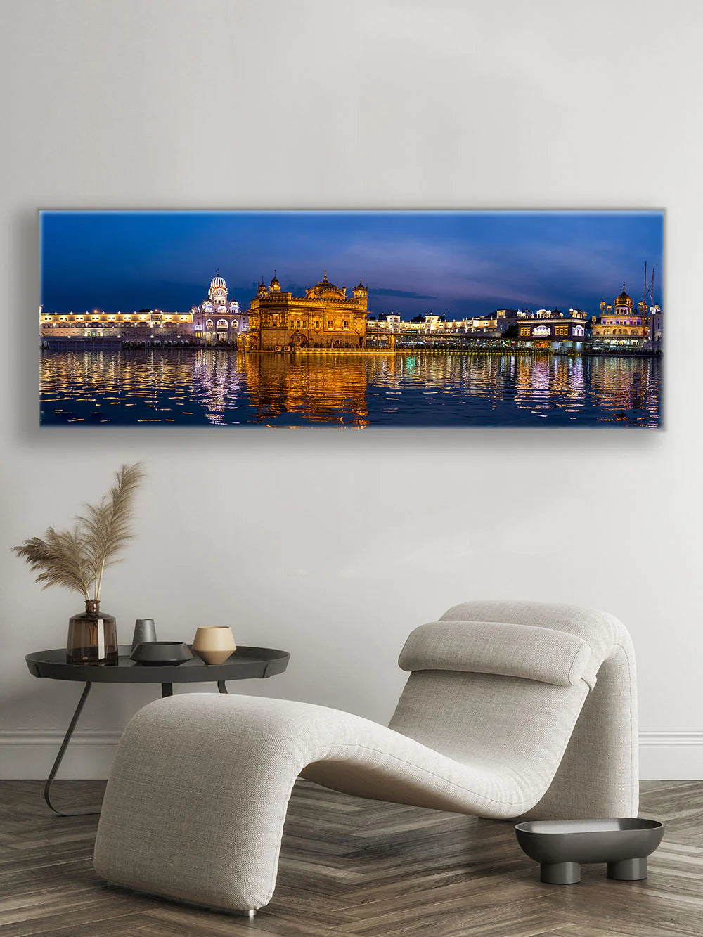 Golden Temple Canvas Art 72" x 24"