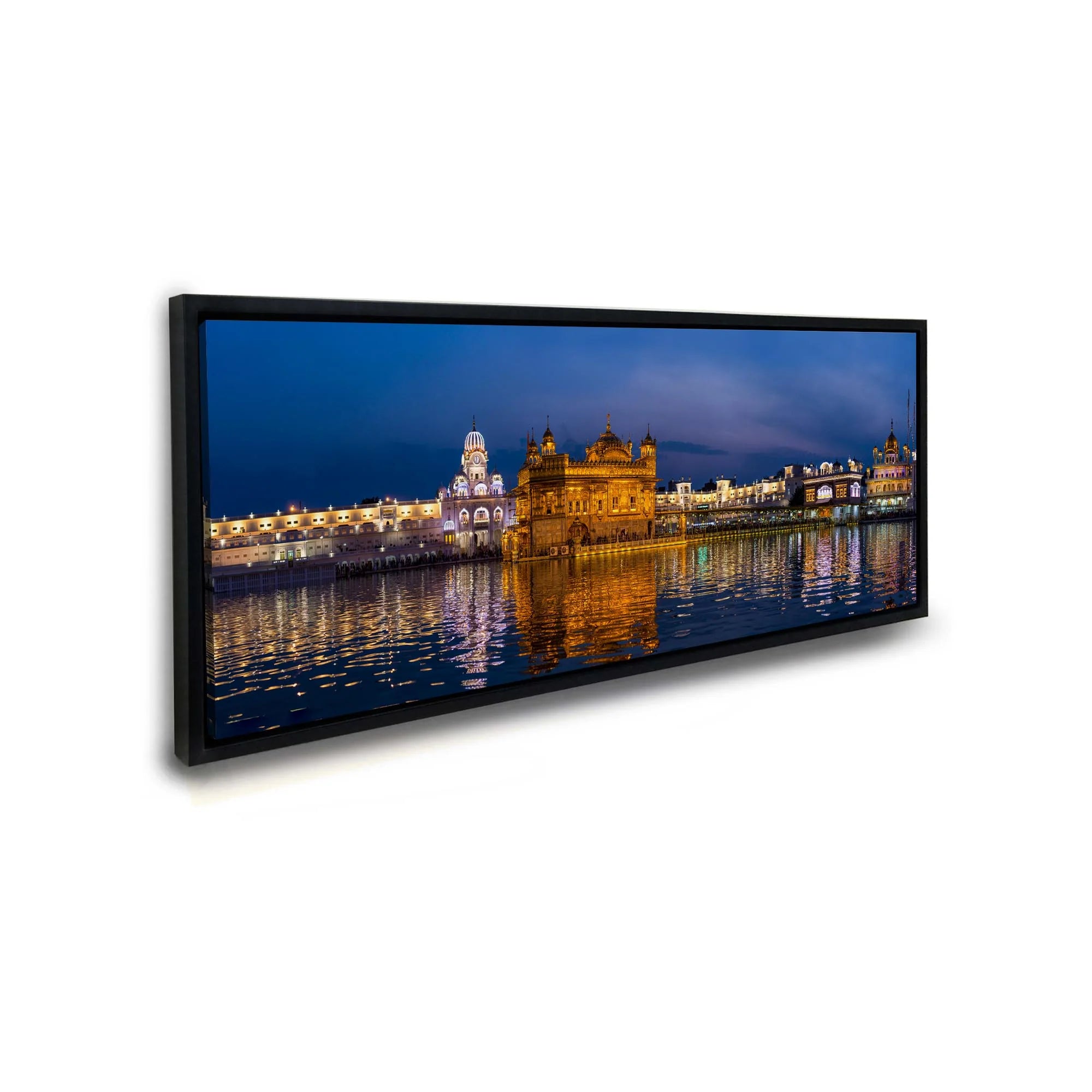 Golden Temple Canvas Art 72" x 24"