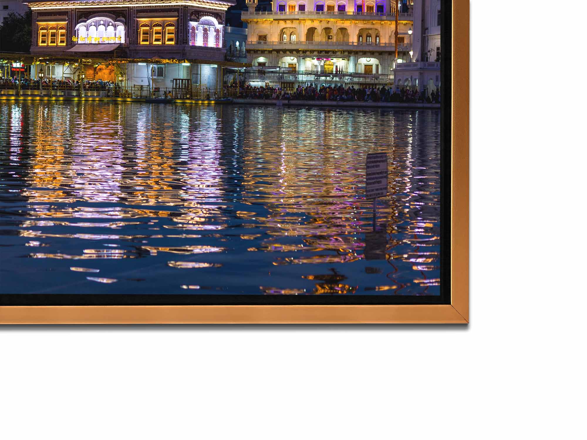 Golden Temple Canvas Art 72" x 24"