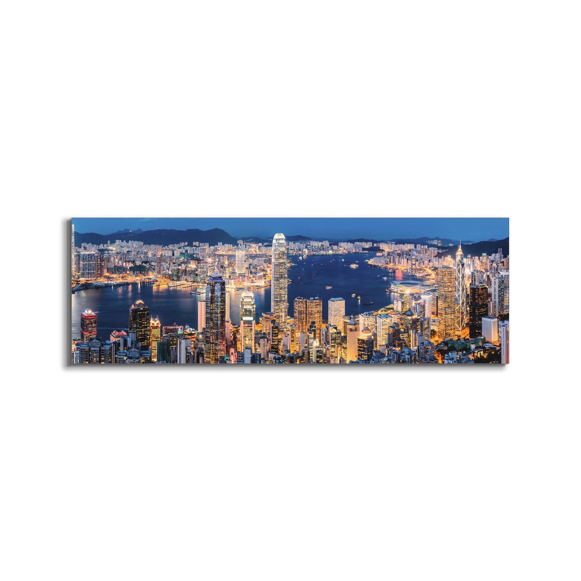 Hi Resolution Canvas of Hong Kong 72" x 24"