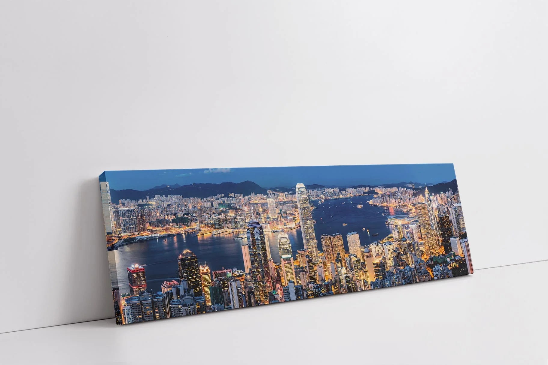 Hi Resolution Canvas of Hong Kong 72" x 24"