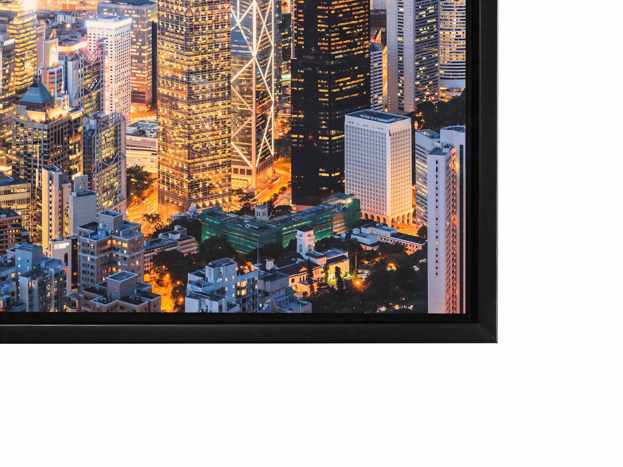 Hi Resolution Canvas of Hong Kong 72" x 24"