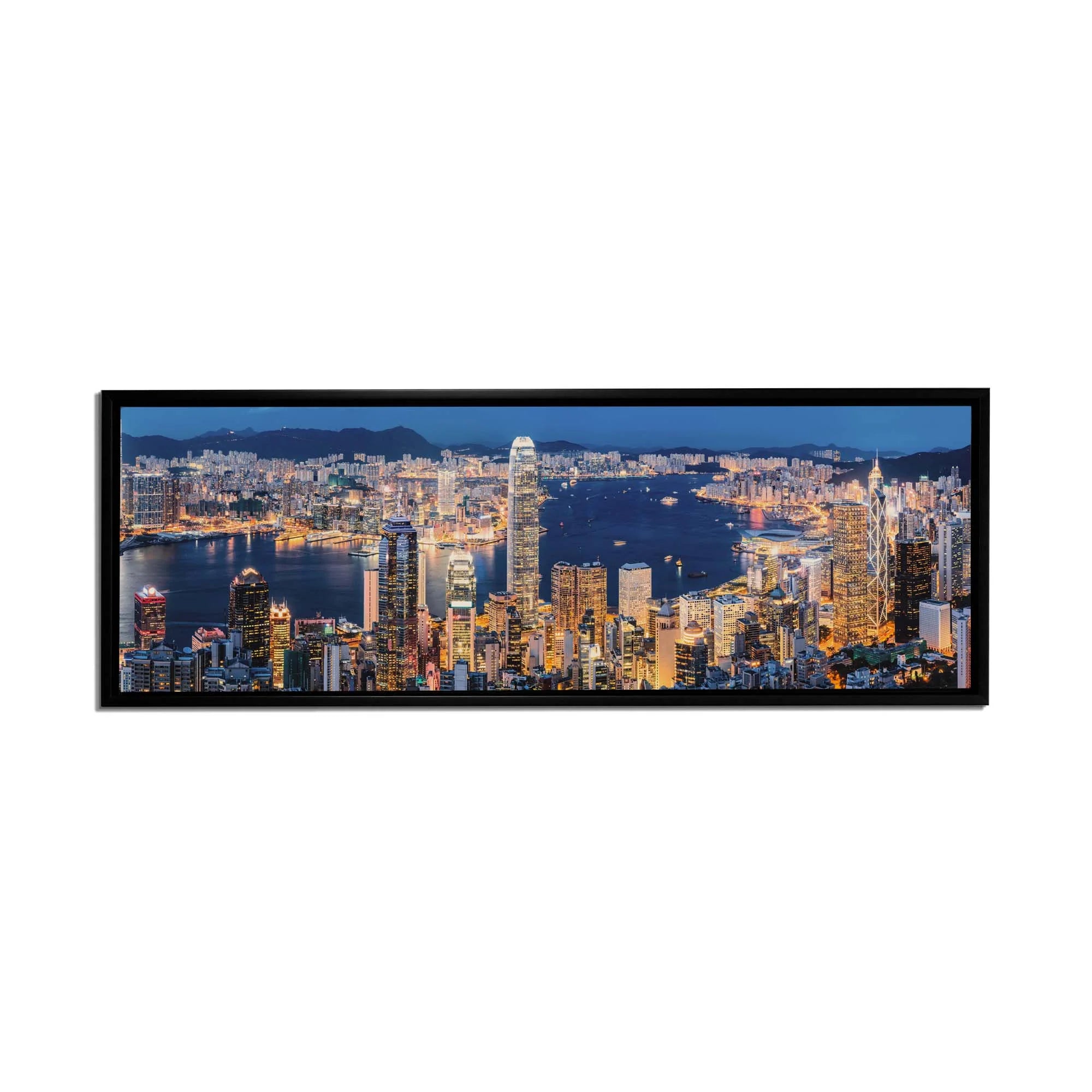 Hi Resolution Canvas of Hong Kong 72" x 24"