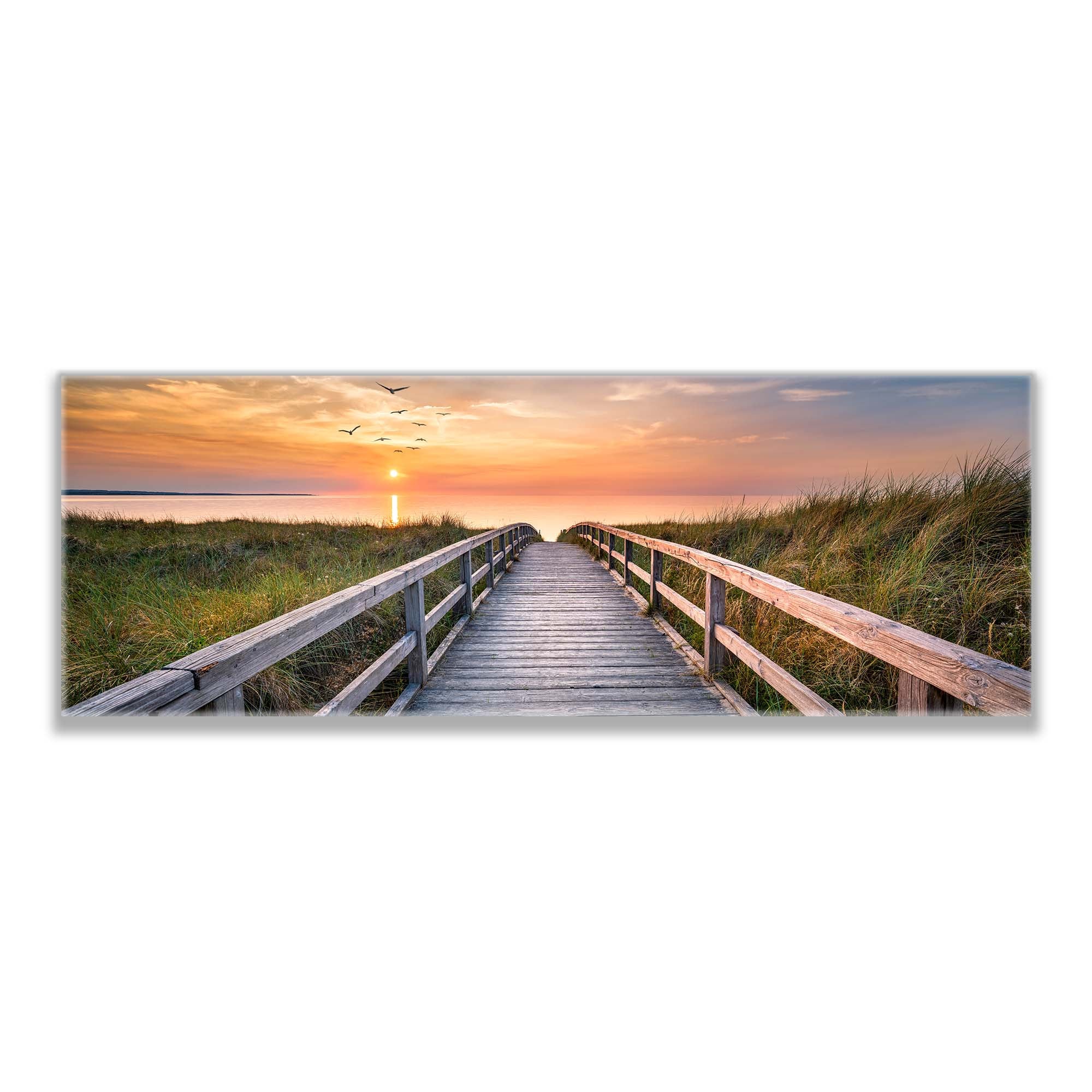 Beach Walk  Canvas Art 72" x 24"