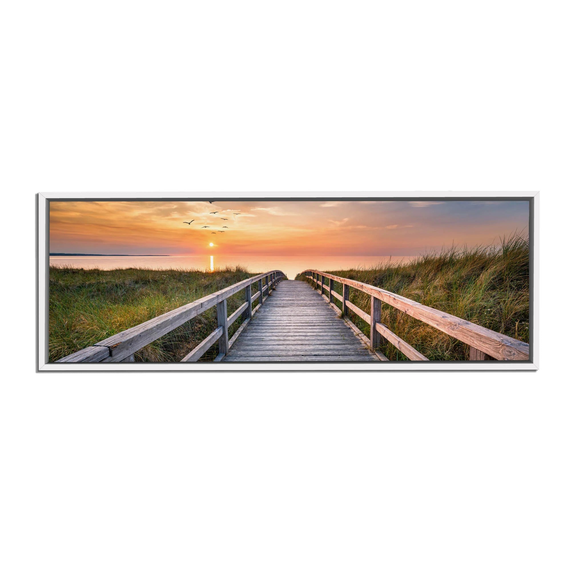 Beach Walk  Canvas Art 72" x 24"