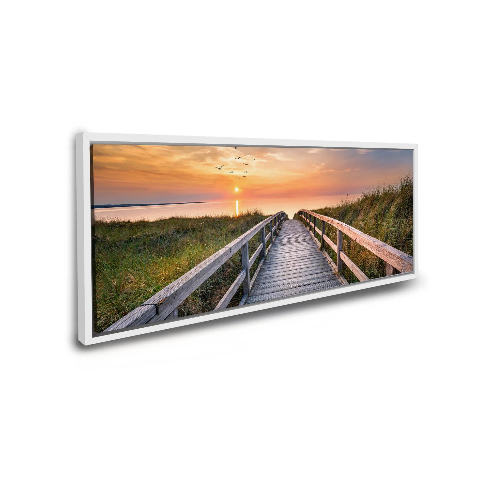 Beach Walk  Canvas Art 72" x 24"