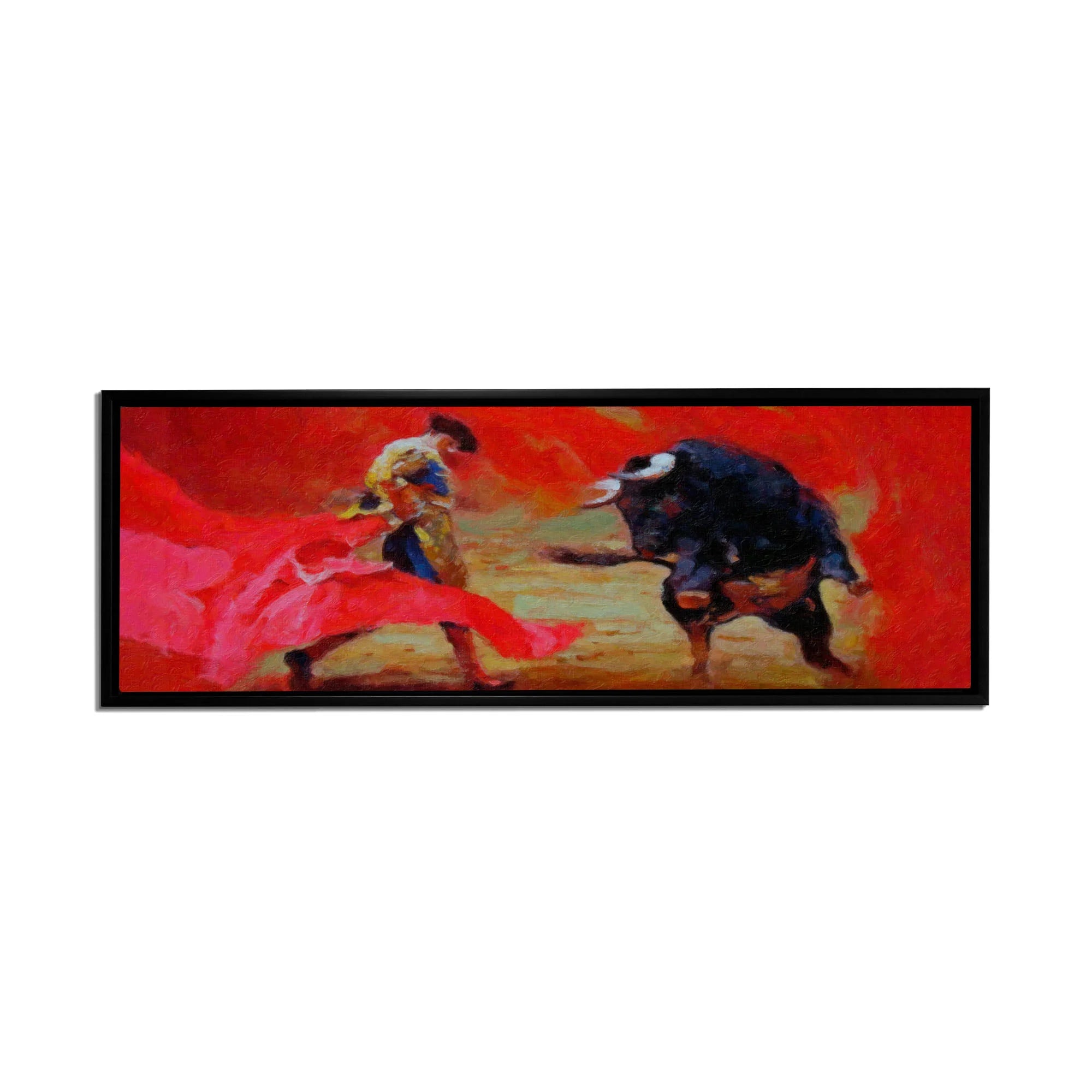 Bullfighter Canvas Art 72" X 24"