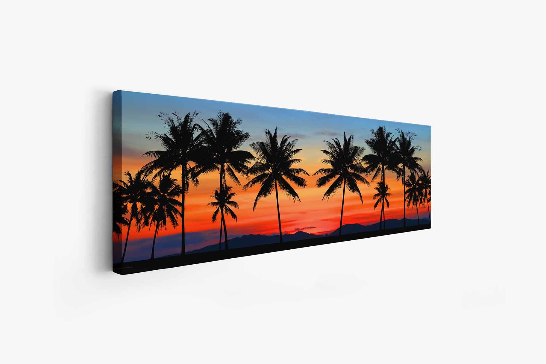 Hawaiian Sunset Canvas Art 72" x 24"