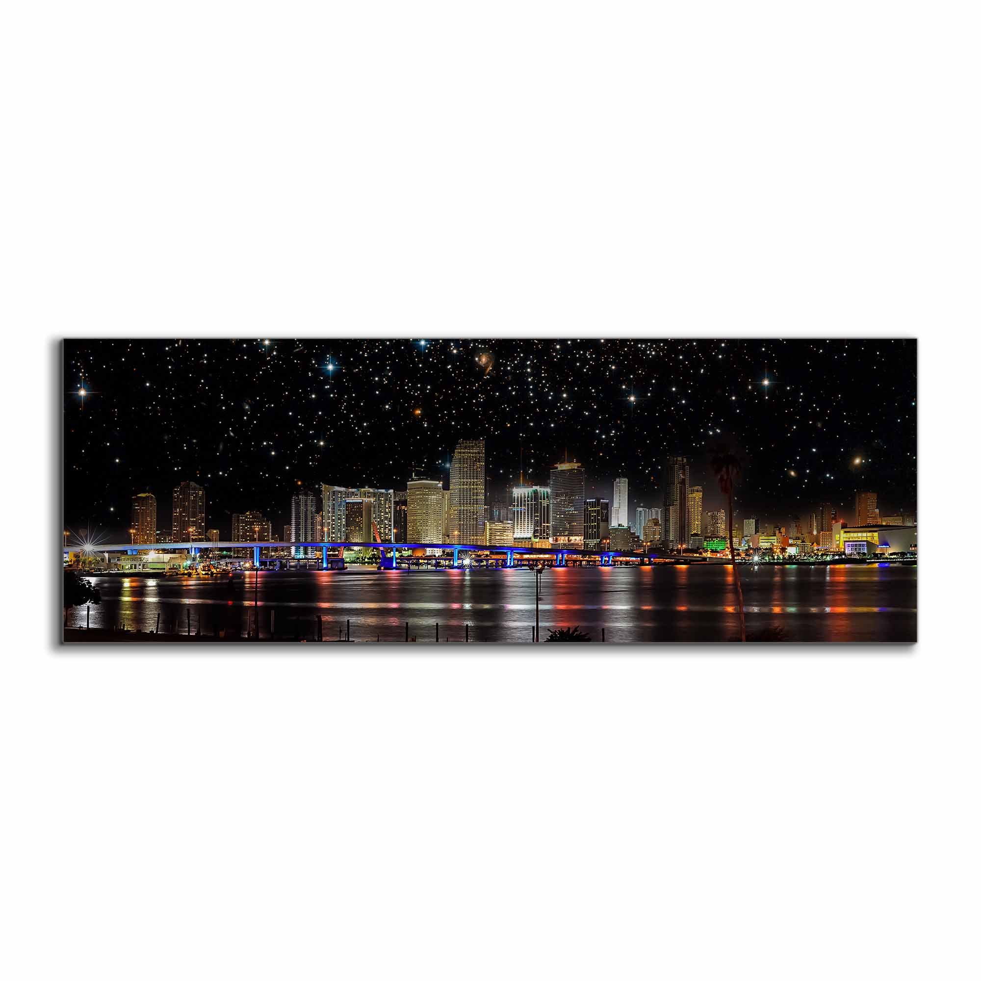 Miami Fine Art Canvas 72" x 24"