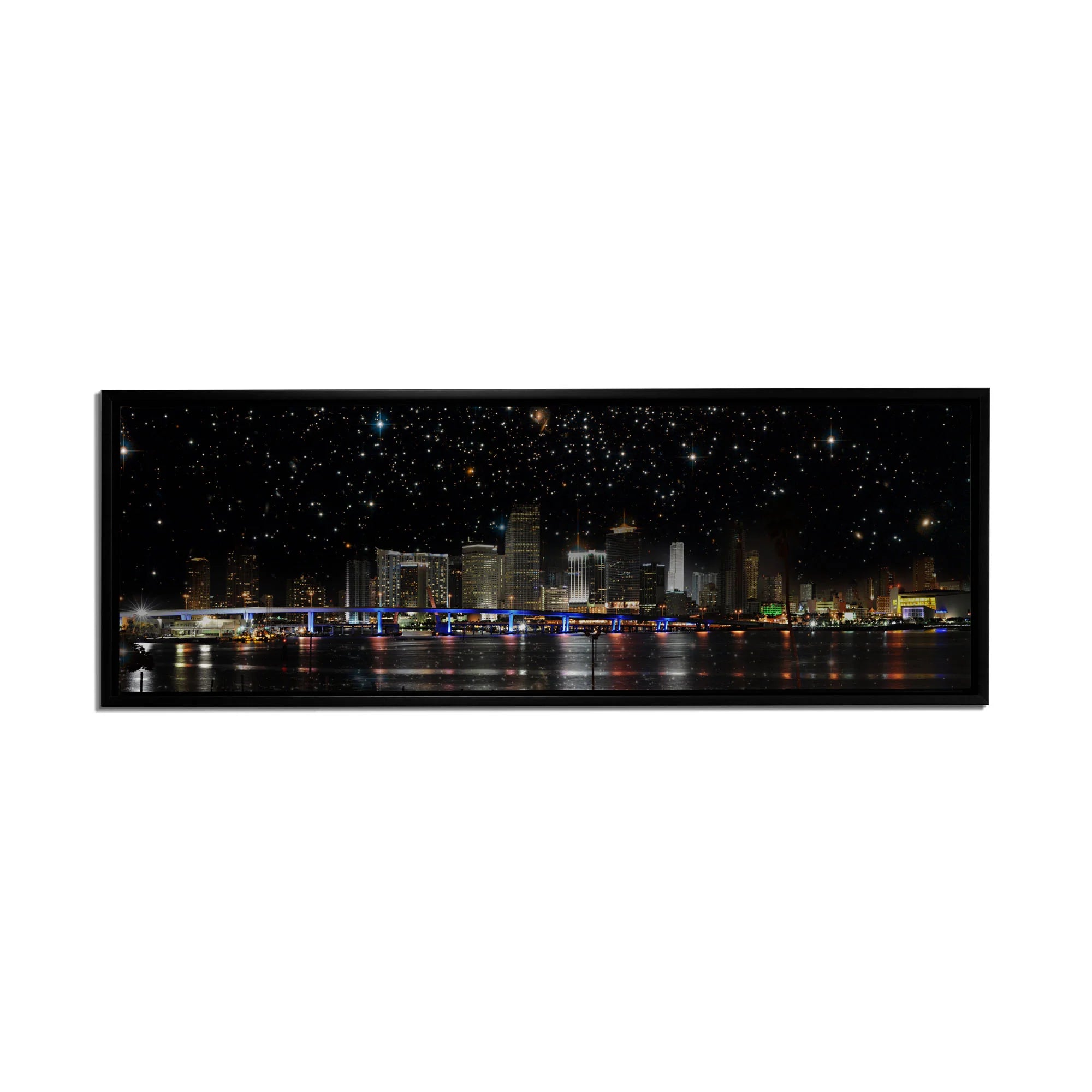 Miami Fine Art Canvas 72" x 24"