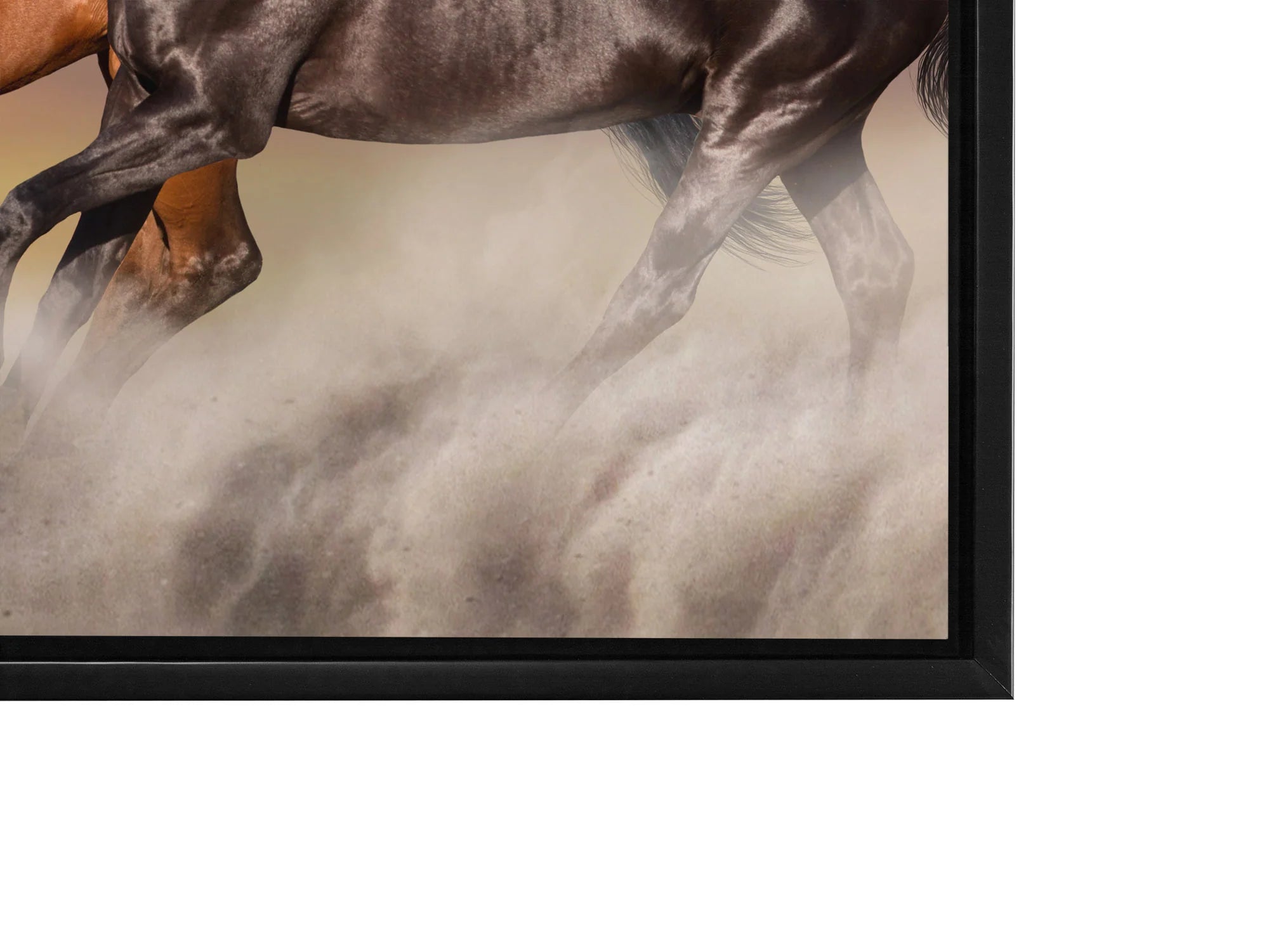 Team of Horses Canvas Art 72" x 24"