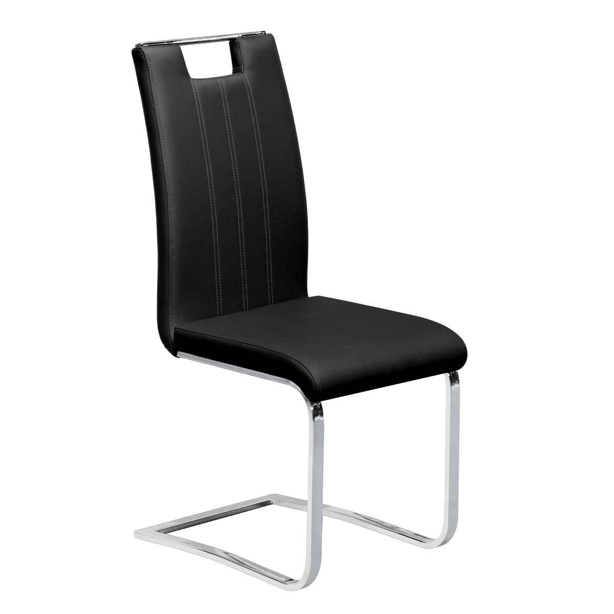 Zane  Chairs Set of 2 Black 738S4