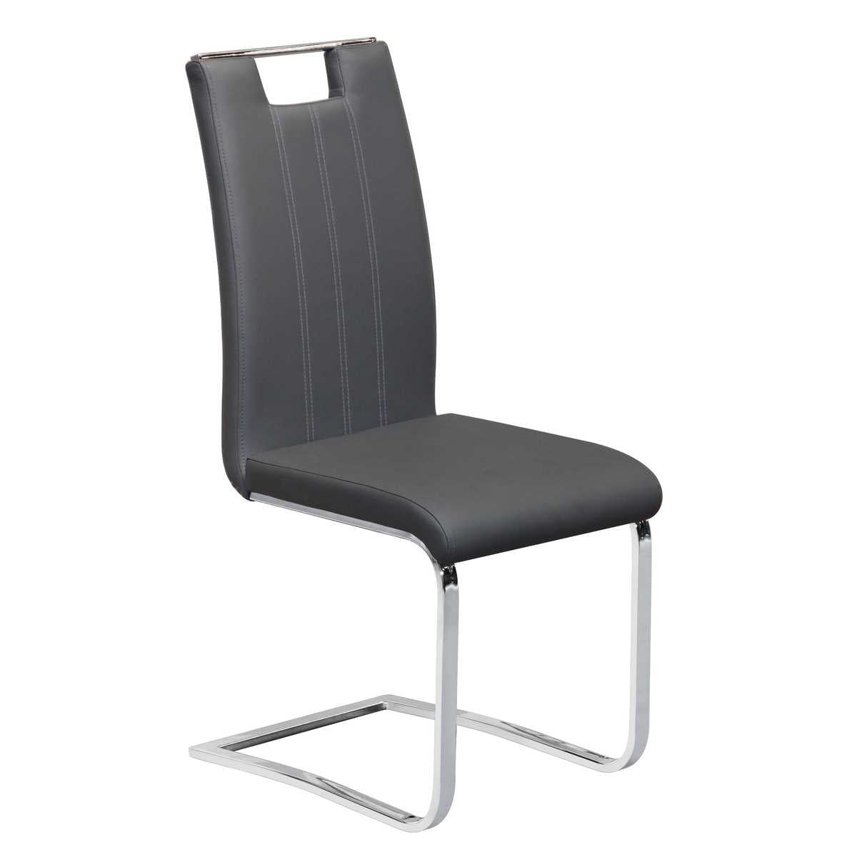 Zane  Chairs Set of 2 Grey 738S4