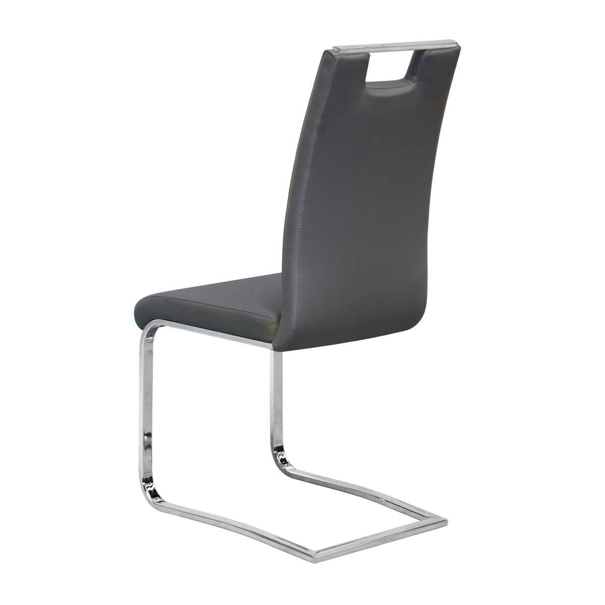 Zane  Chairs Set of 2 Grey 738S4