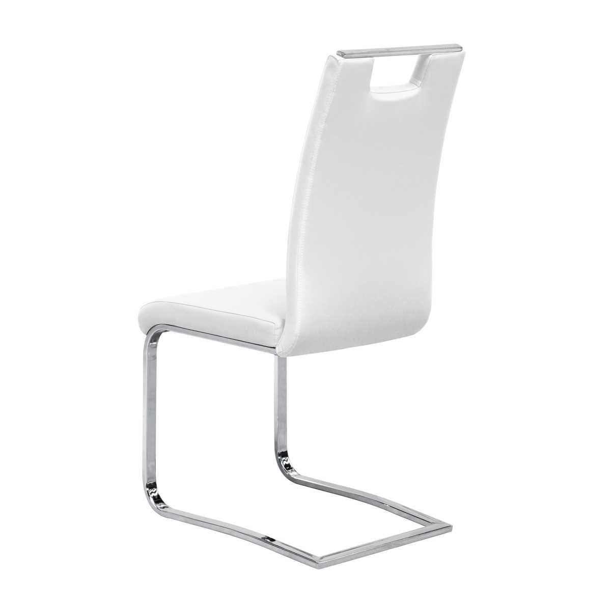 Zane  Chairs Set of 2 White 738S4