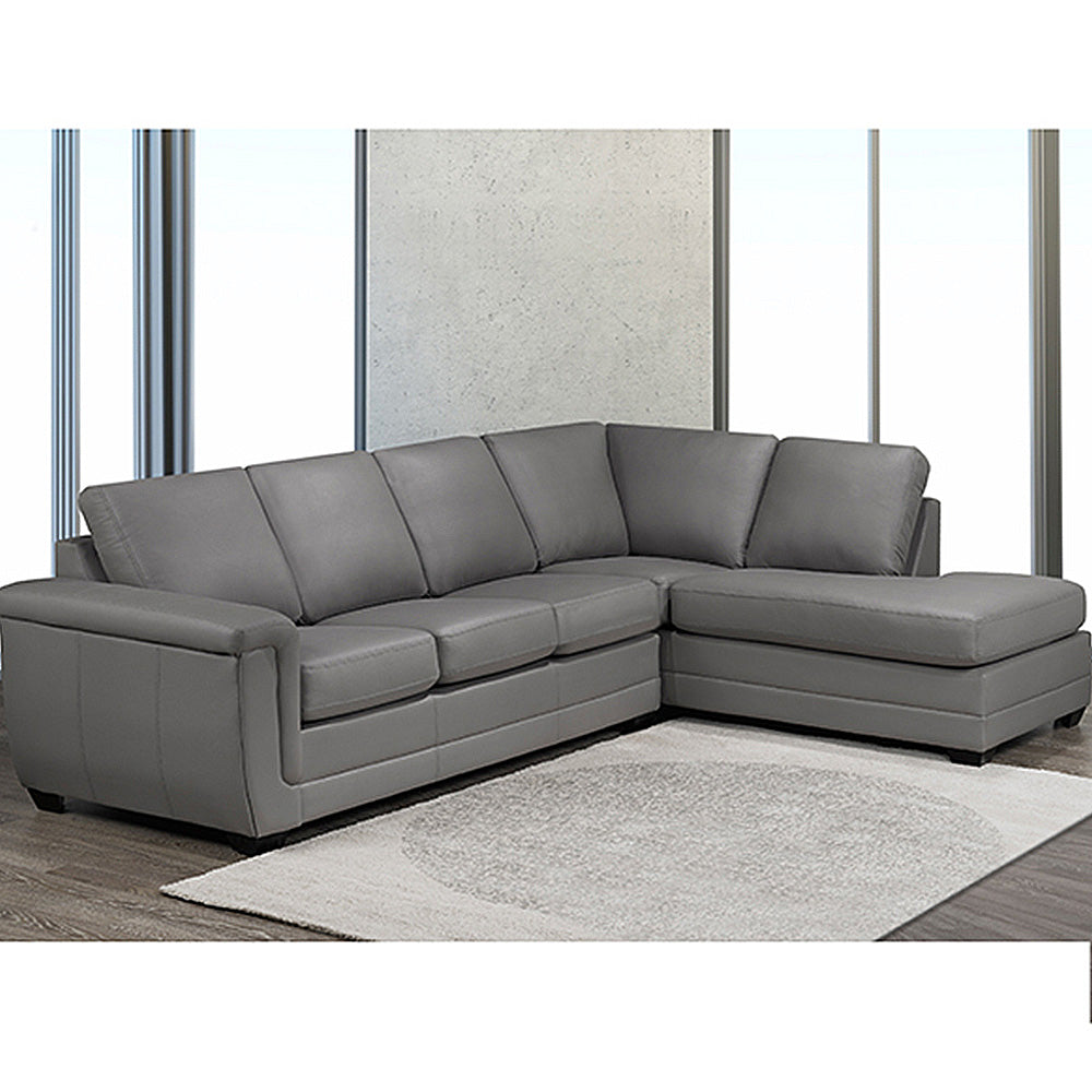 Canadian Made Floyd Grey Sectional Sofa 9849