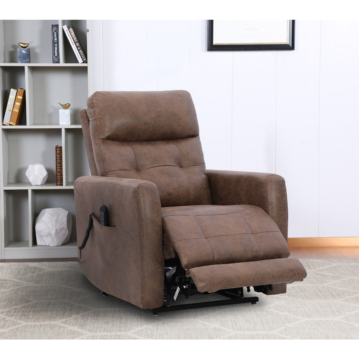Aisha Medical Lift Chair with Power Headrests Brown 99988