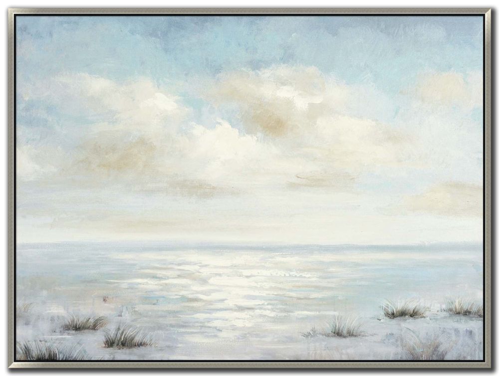 Ocean Meets Sky Oil Painting 36" x 48"