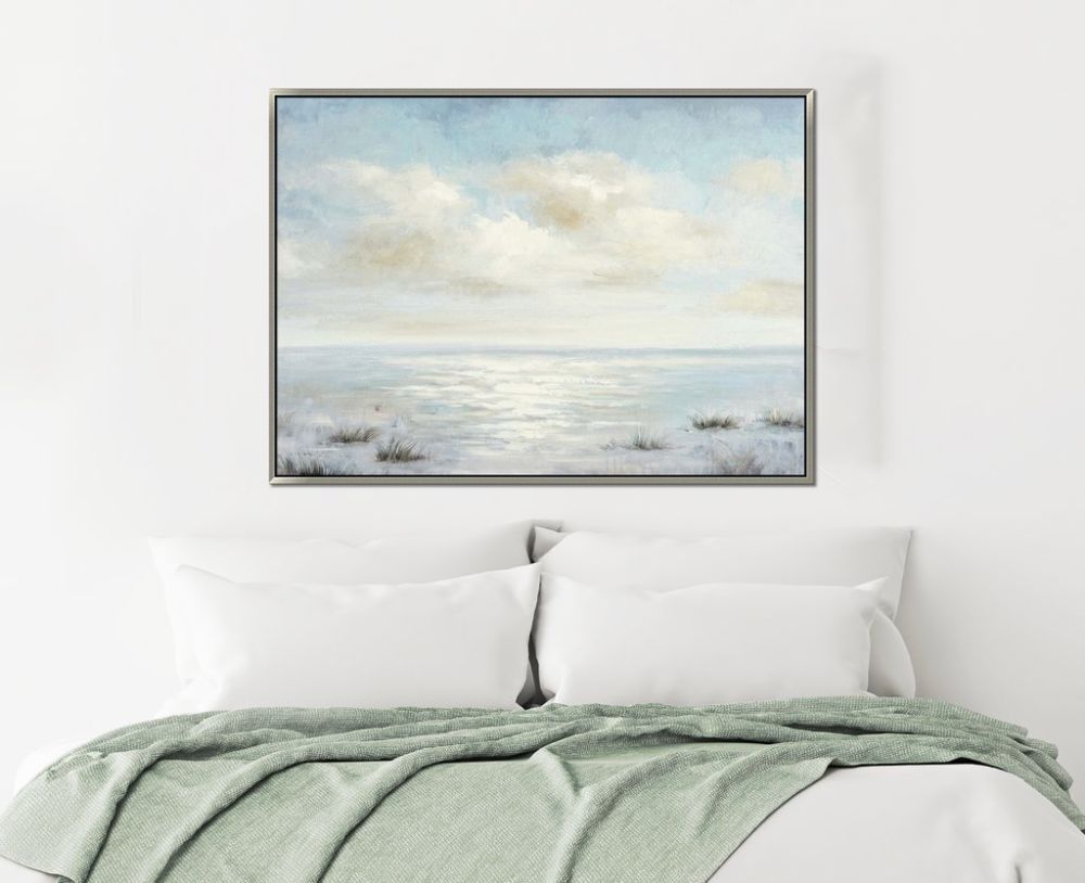 Ocean Meets Sky Oil Painting 36" x 48"