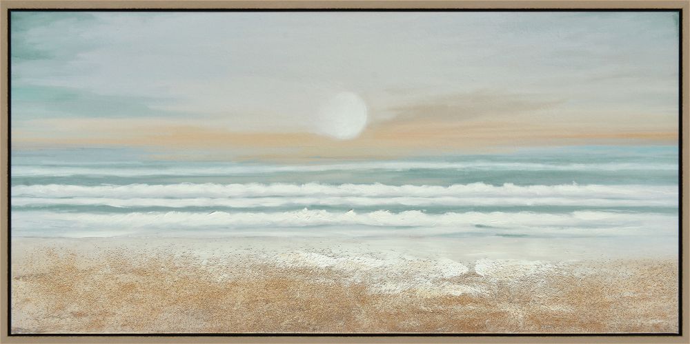 Rising Calm Oil Painting 28" x 55"