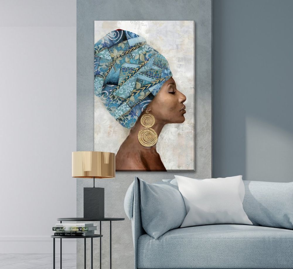 Profile in Beauty Canvas Art 32" x 48"