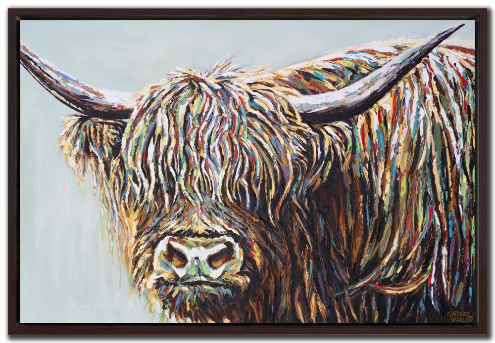 Woolly Highland Canvas Art 30" x 45"