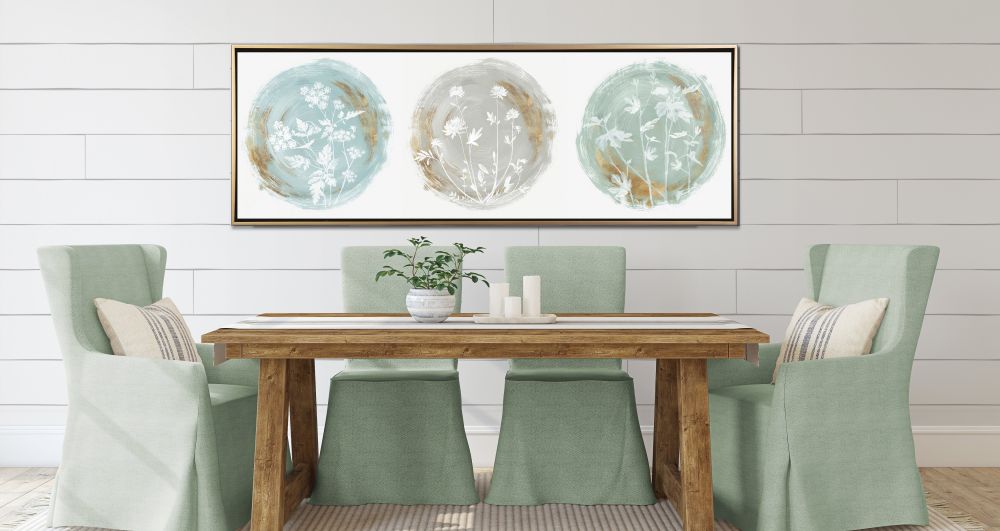 Wallflower Hearts Canvas Art 20" x 60"