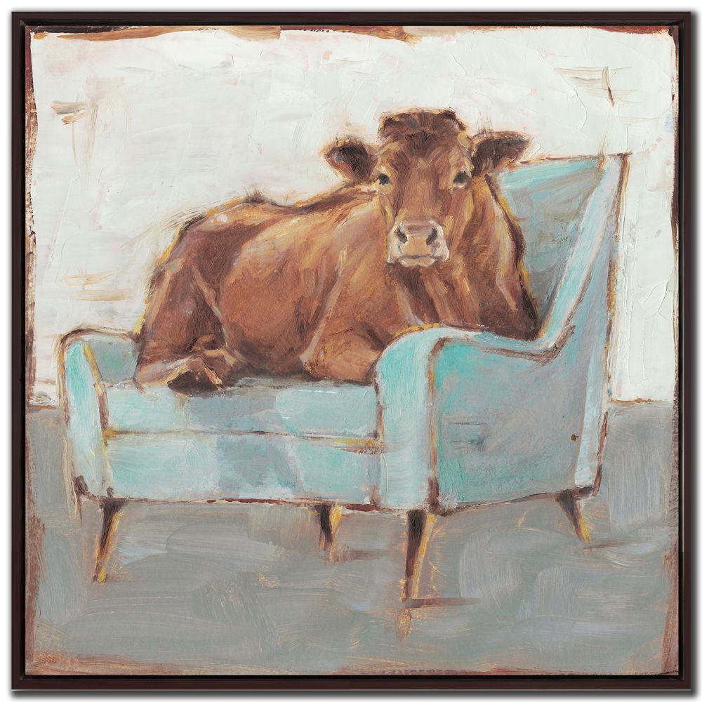 Mooving In Canvas Art 30" x 30"
