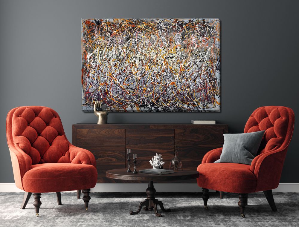 Amplified Emotion Oil Painting 40" x 60"