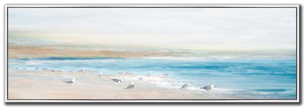 Rest at Shore Canvas Art 20" x 60"