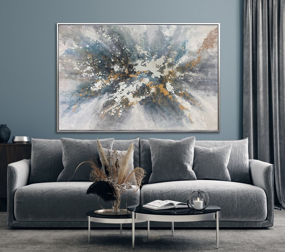 Dimensional Burst Oil Painting 46" x 70"